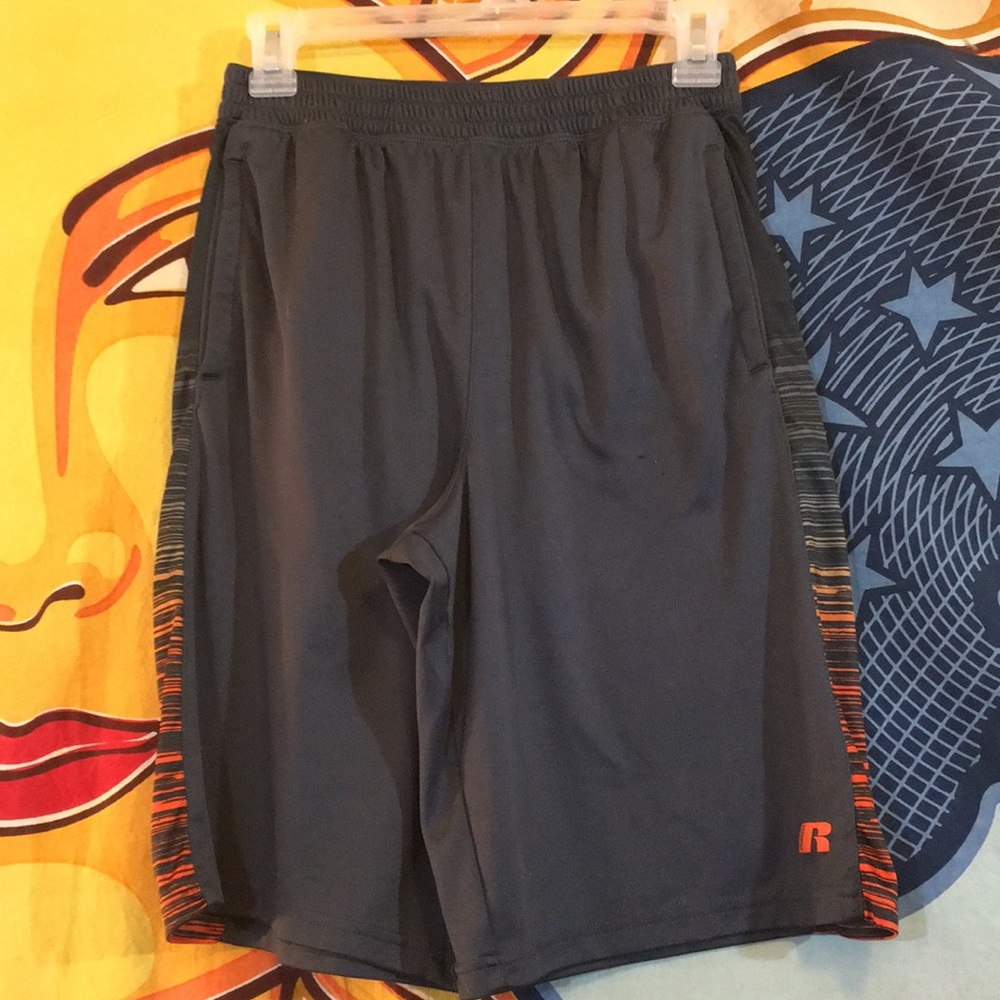 Russell Dri power 360 . Shorts w pockets. S 14-16